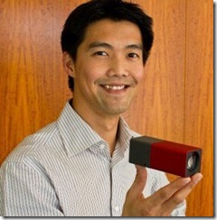 Ren Ng with Lytro camera