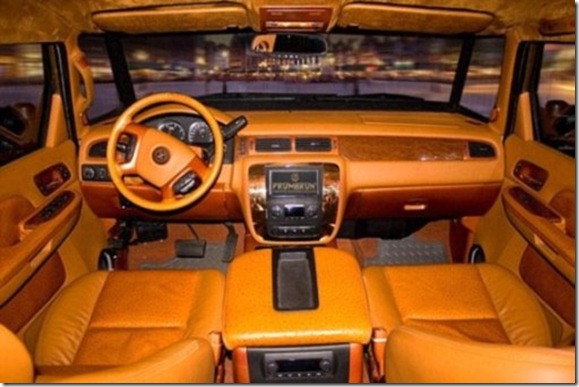 Photo: Dartz Motorz via Oscar Kornyei<br /><br />
Ph: 077 3000 4515</p><br />
<p>An interior view of the world's most expensive and fastest armoured SUV: the Dartz Prombon Aladeen Edition - which is featured in 'The Dictator'. Three of the cars feature in Sacha Baron Cohen's (who plays General Aladeen) motorcade.