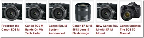 Canon EOS M that launch leak specifications