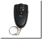 Alcohol Breath Tester Keyring with Torch