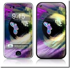 Smart phone Iridescent Butterfly iPhone Skin