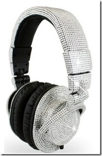 Shiny Swarovski DJ Headphones