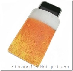 spy beer shave pouch