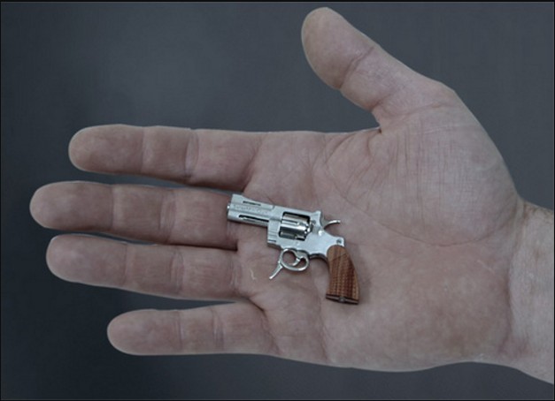 The smallest gun ( pistol ) in the world